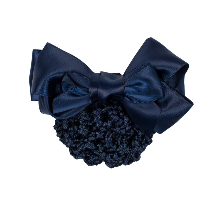 HAIR NET WITH RIBBON NAVY