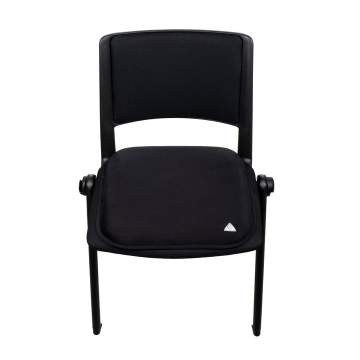 Chair seat saver Classic gel suede BLACK