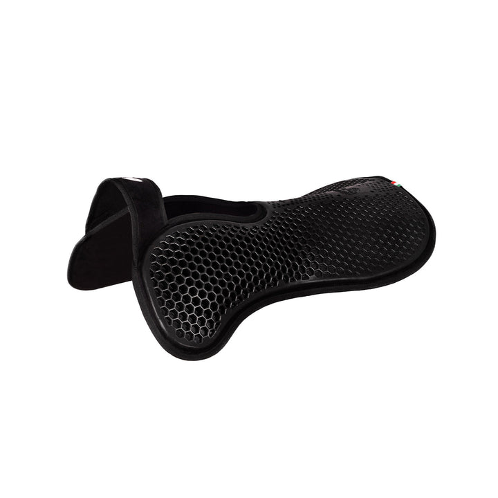 Pad MF WFS suede Hexagonal gel front riser BLACK