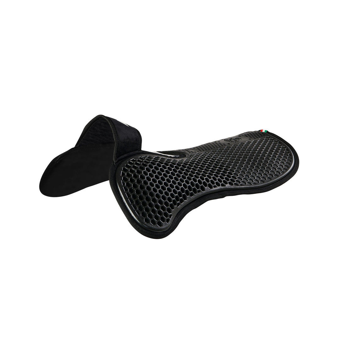 Pad SP WFS suede Hexagonal gel front riser BLACK