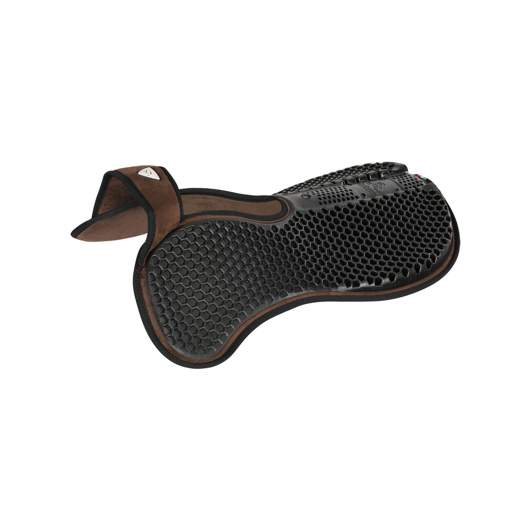 Pad WFS suede Hexagonal gel rear riser BROWN