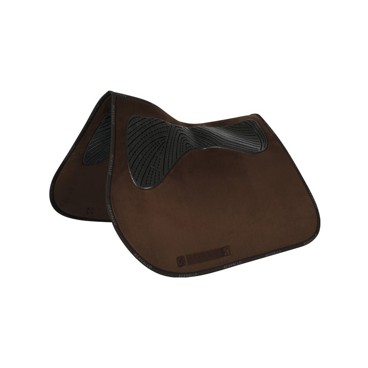 Saddle pad JS CW-CS twin sided gel grip BROWN
