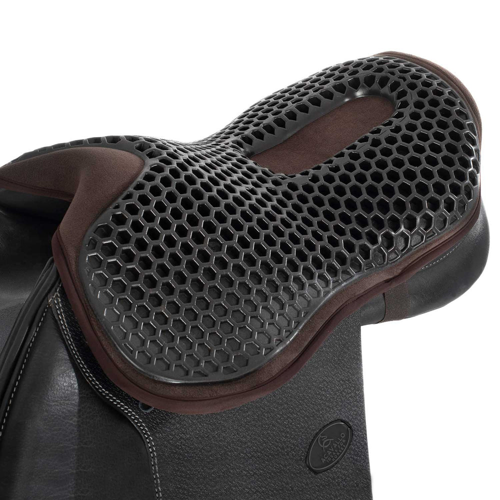 Ortho-Coccyx seat saver jumping Hexagonal gel BROWN