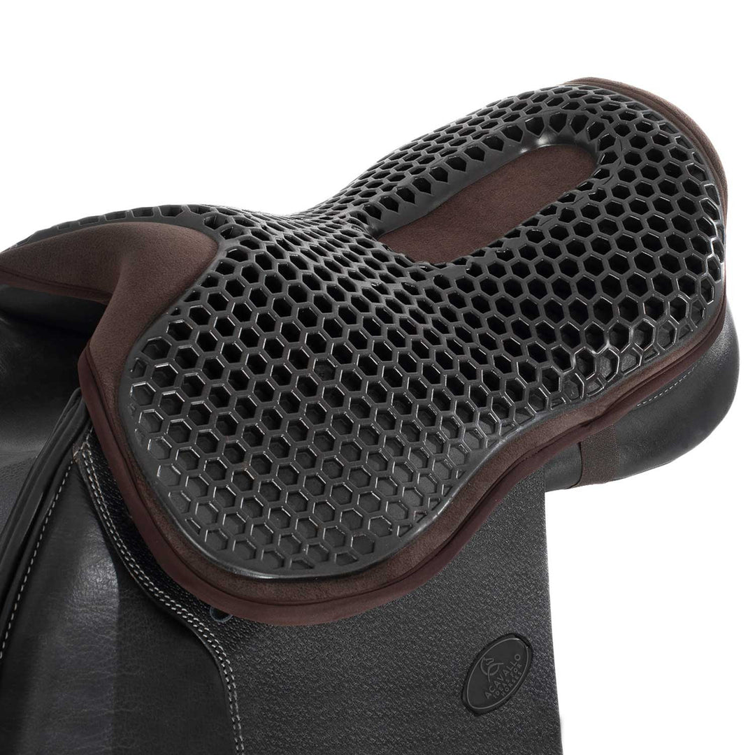 Ortho-Coccyx seat saver jumping Hexagonal gel BROWN