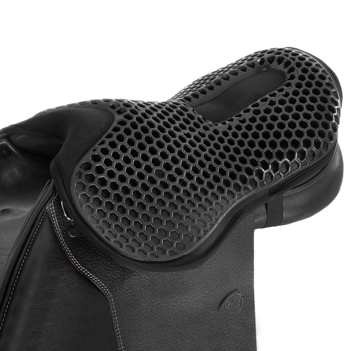 Ortho-Coccyx seat saver jumping Hexagonal gel BLACK