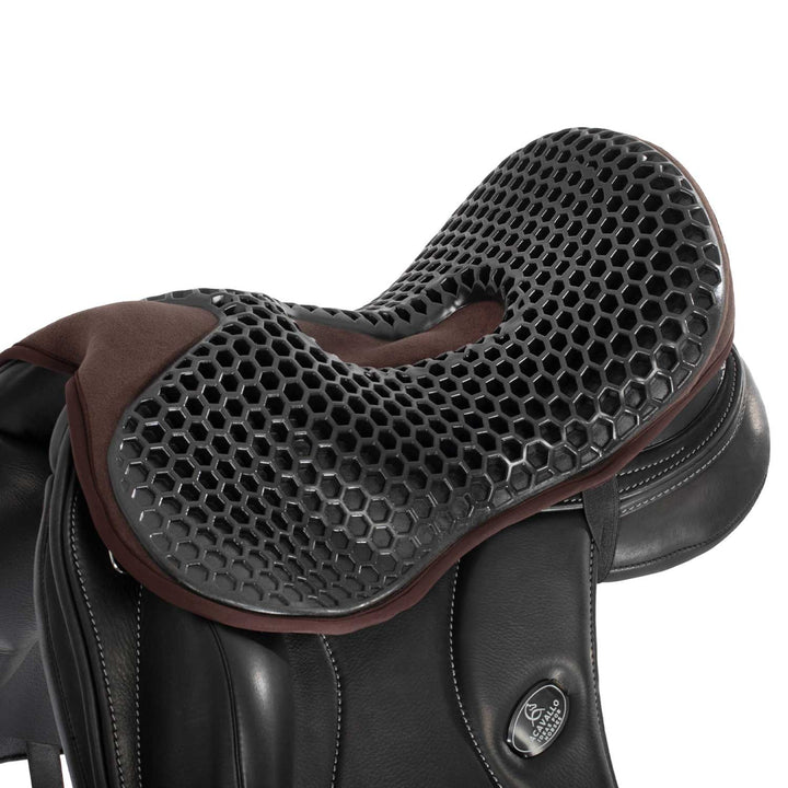 Ortho-Pubis seat saver dressage Hexagonal gel BROWN