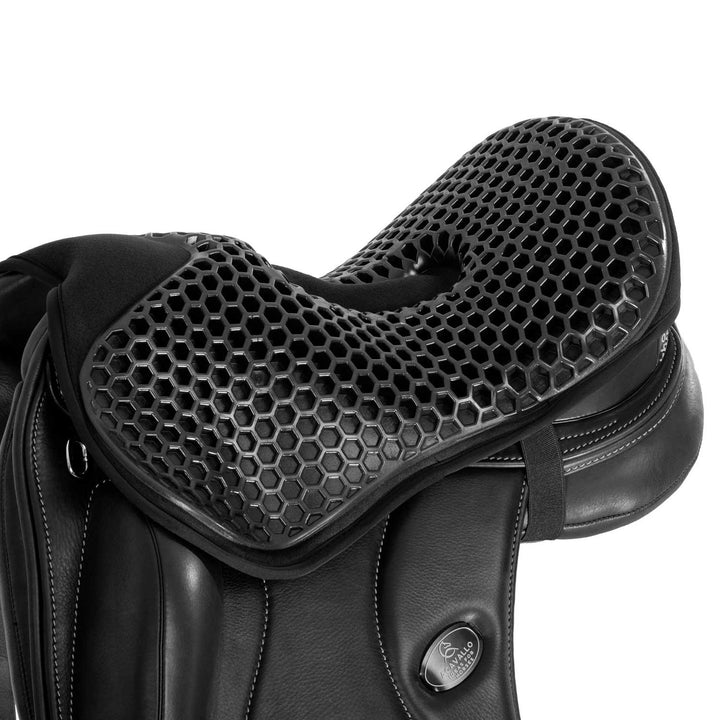 Ortho-Pubis seat saver dressage Hexagonal gel BLACK