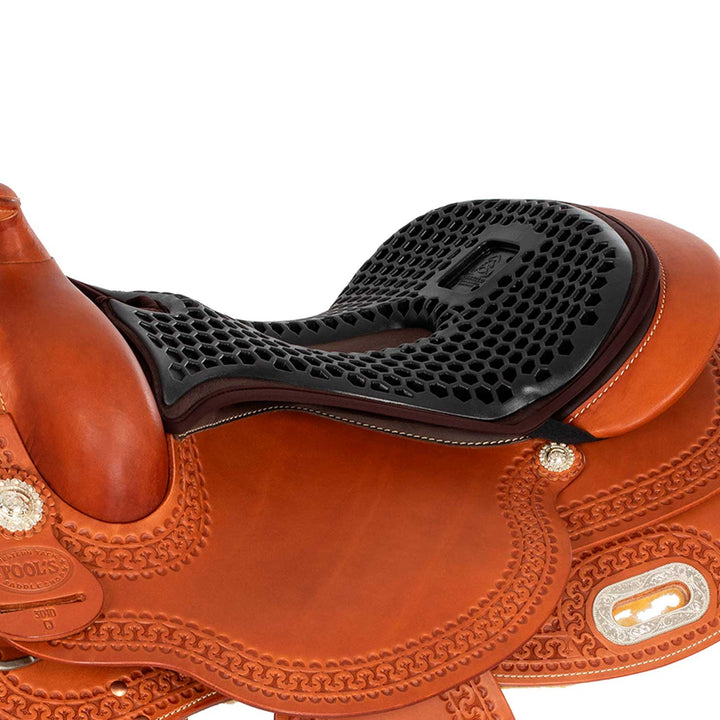 Ortho-Pubis seat saver western Hexagonal gel- BROWN
