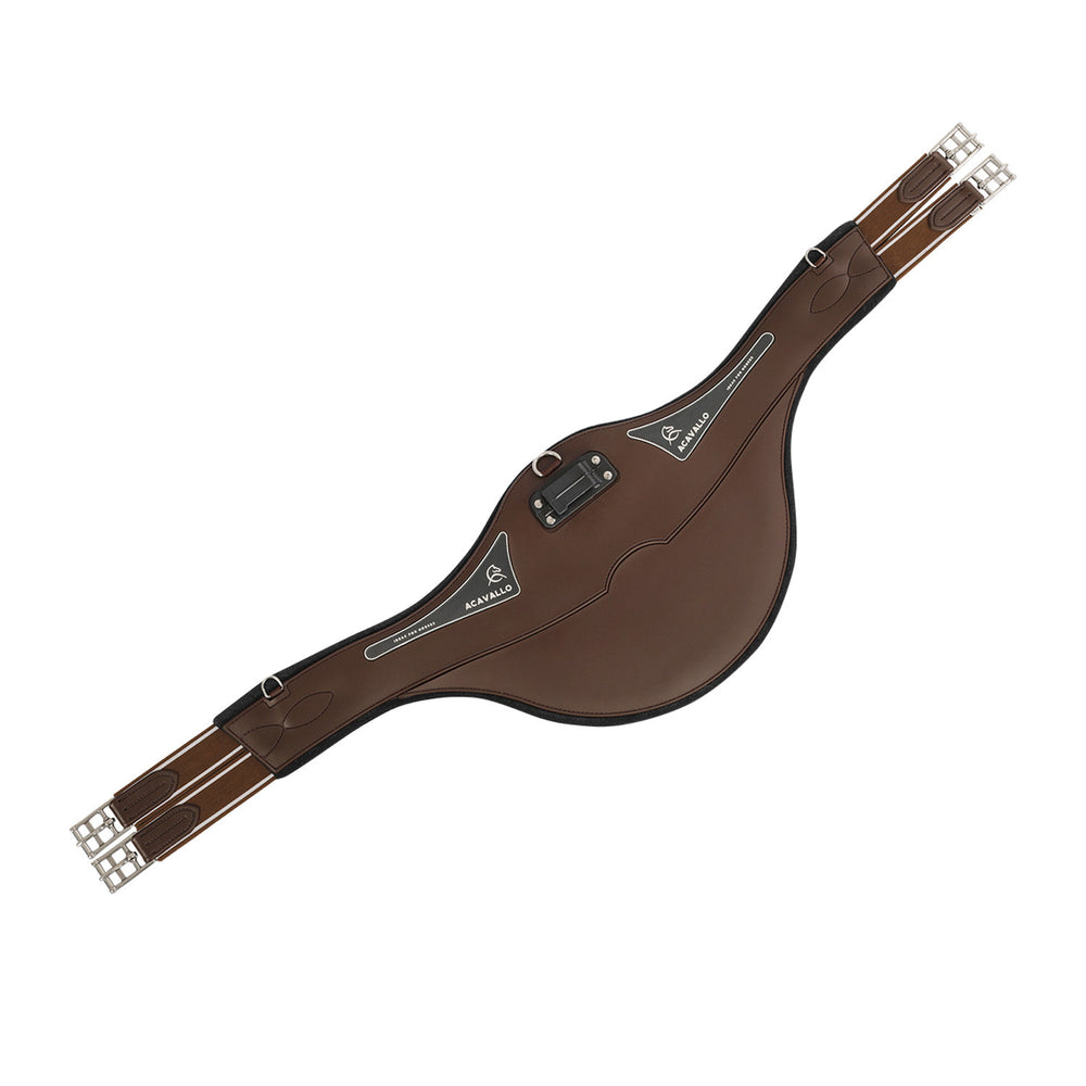 Jumping stud guard girth gel classic pvc DARK BROWN