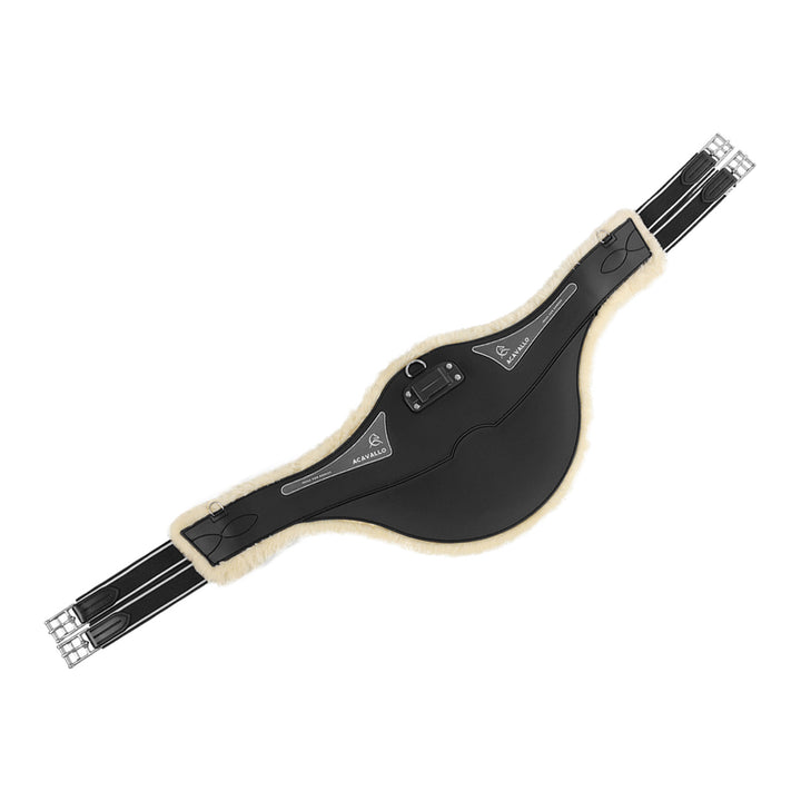 Jumping stud guard girth Classic gel PVC deta BLACK