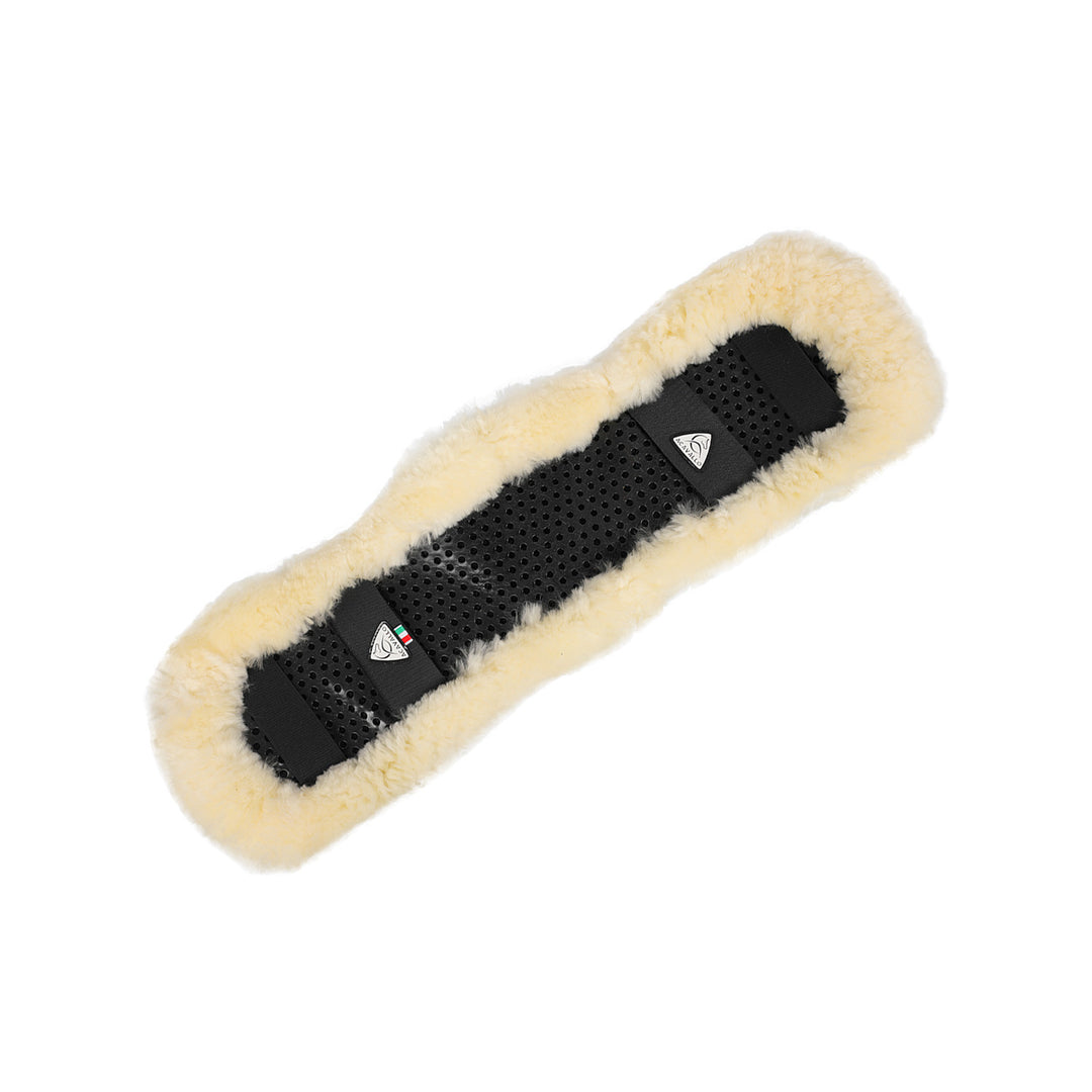 Shaped girth sleeve Classic gel sheepskin NATURAL