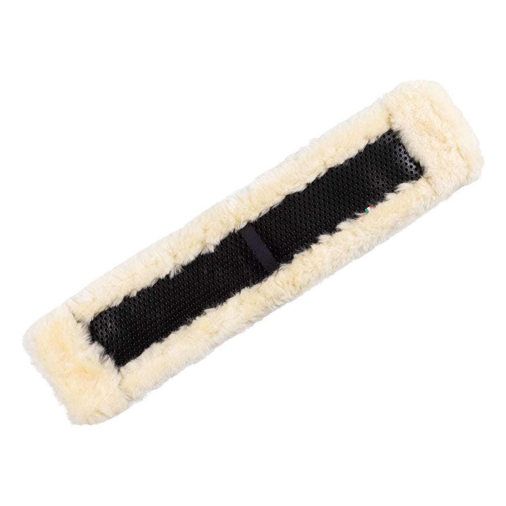Western wide girth sleeve Classic gel sheepsk NATURAL