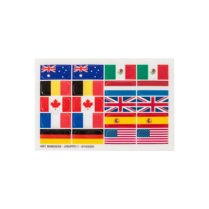 Flag stickers set for Opera stirrups FLAG GROUP 2