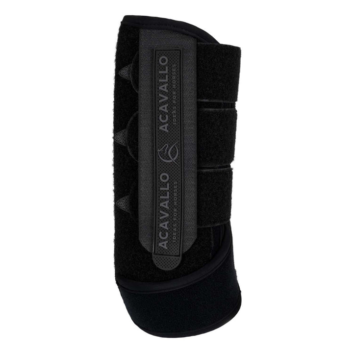 Neoprene front boots gel inserts BLACK