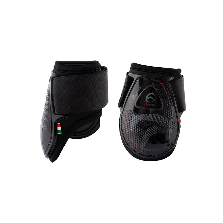 Opera young fetlock boots classic gel BLACK/RED