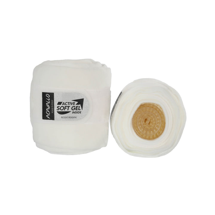 Gel and fleece bandages WHITE