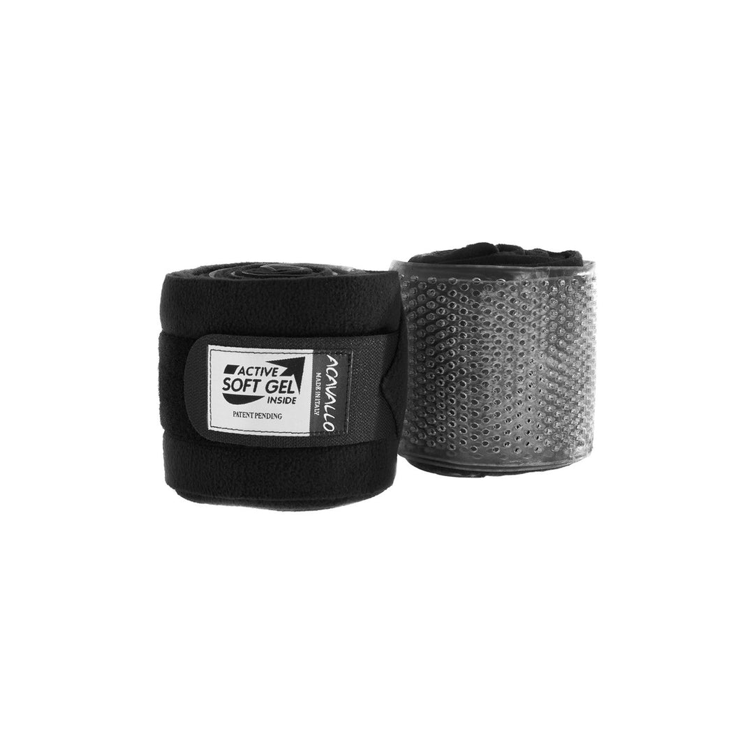 Gel and fleece bandages BLACK