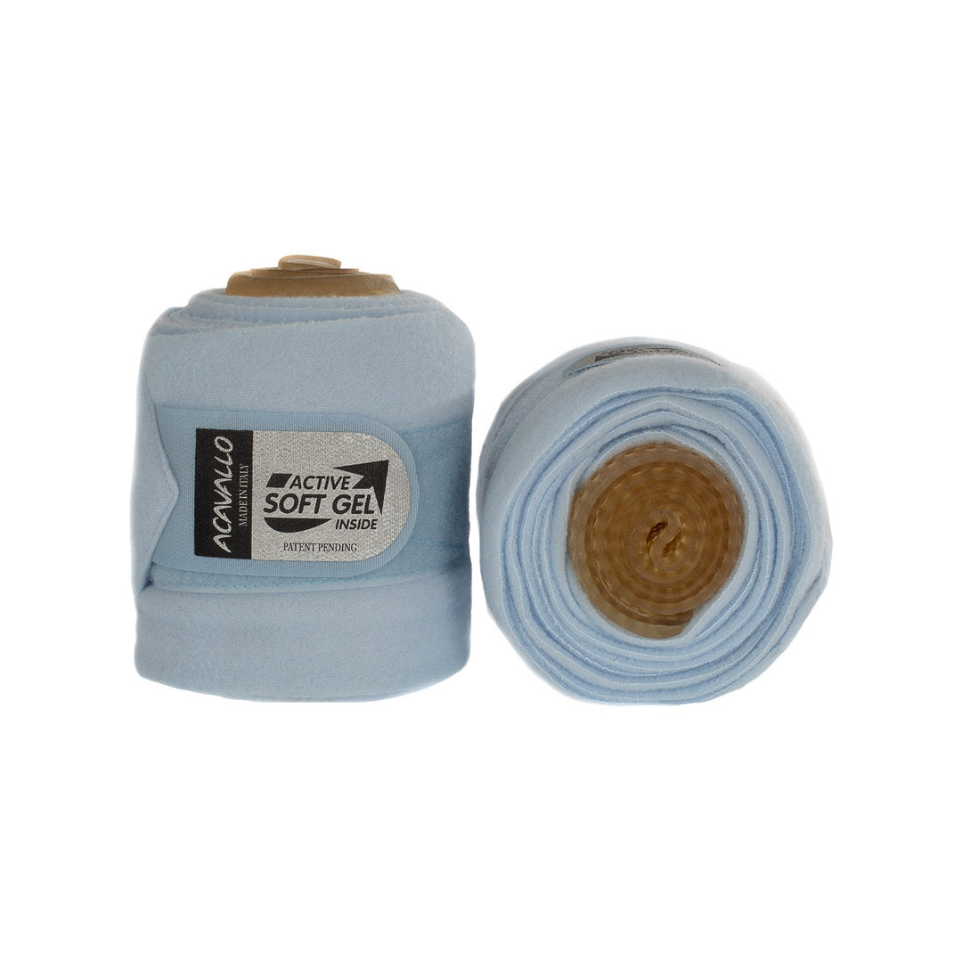 Gel and fleece bandages LIGHT BLUE