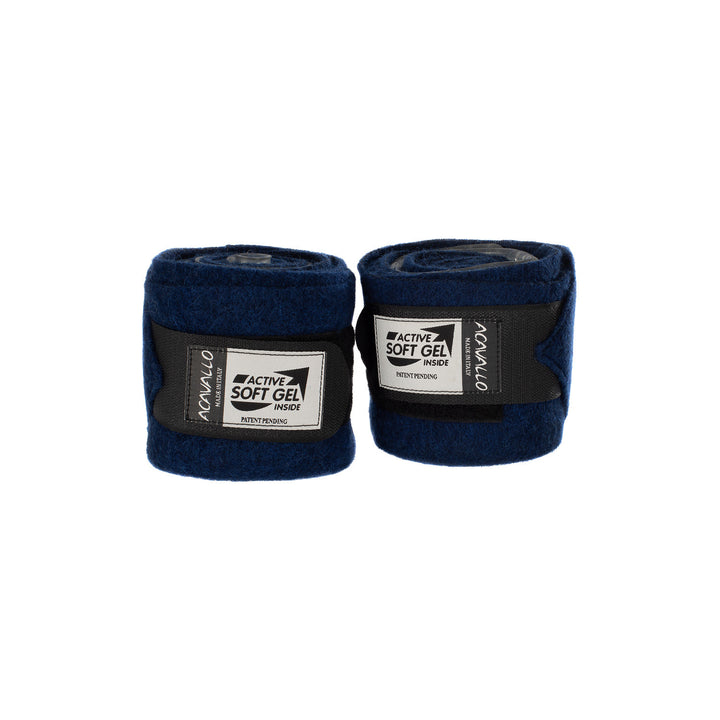 Virgin wool bandages classic gel BLUE