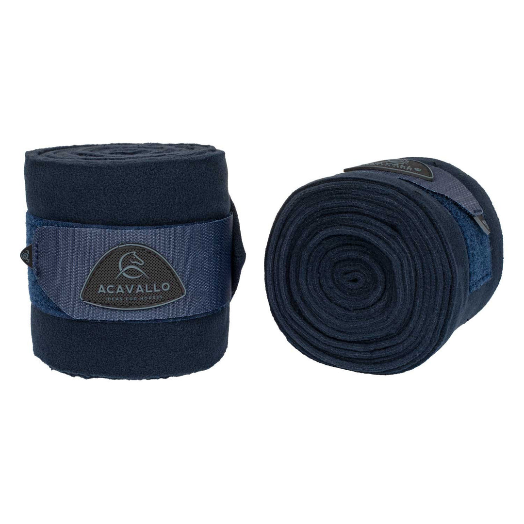 Fleece exercise bandages hook-and-loop closur NAVY
