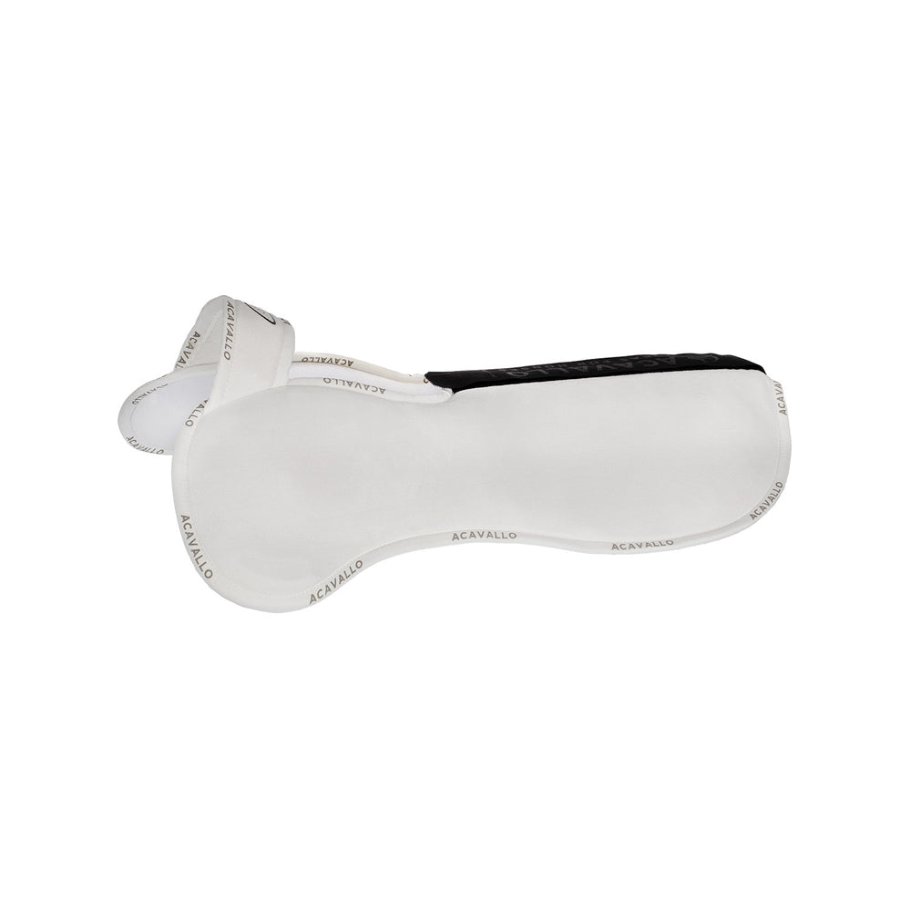 Piuma pad WFS pocket suede front & rear riser WHITE