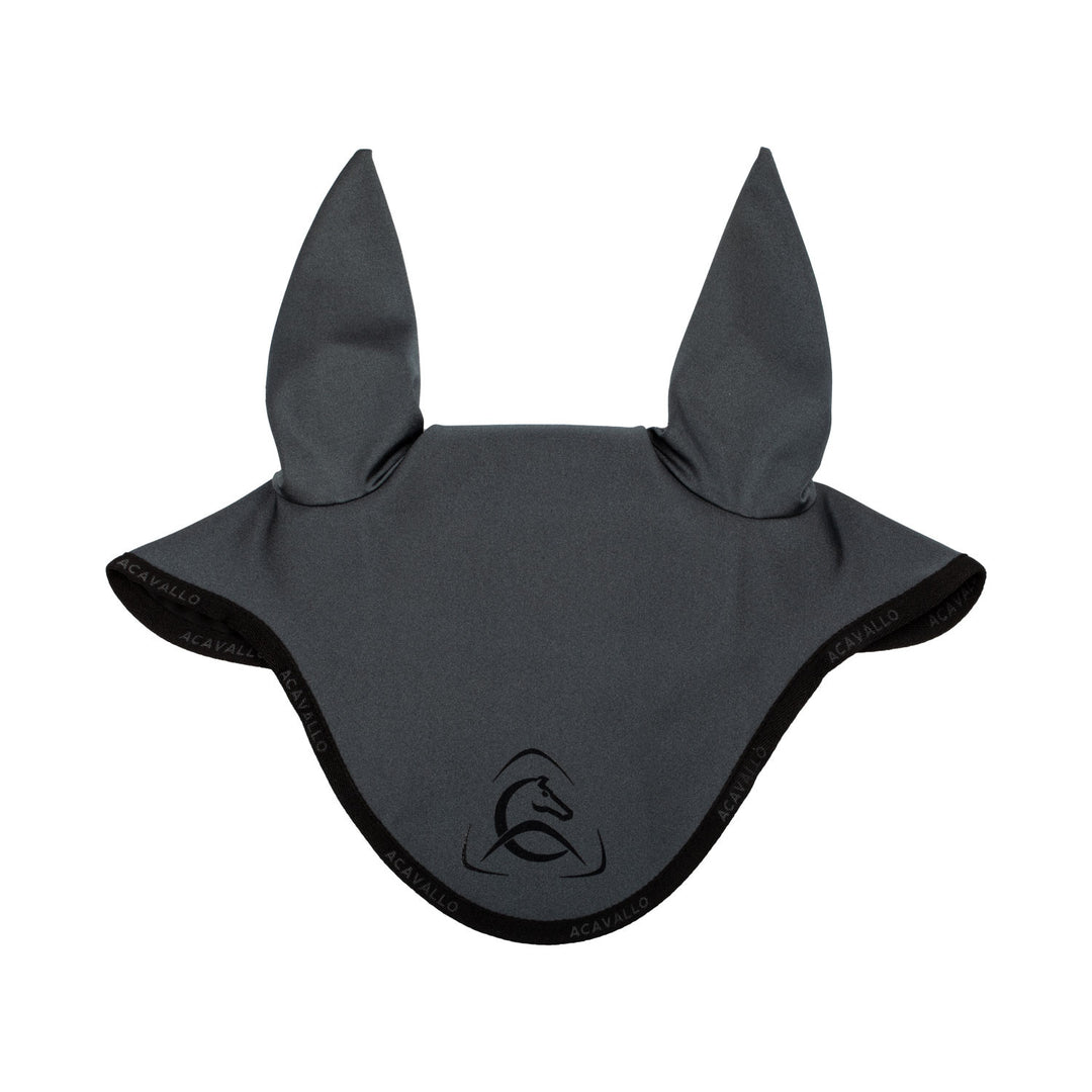 Elastane fly veil silicone logo SMOKE DORE/BLACK