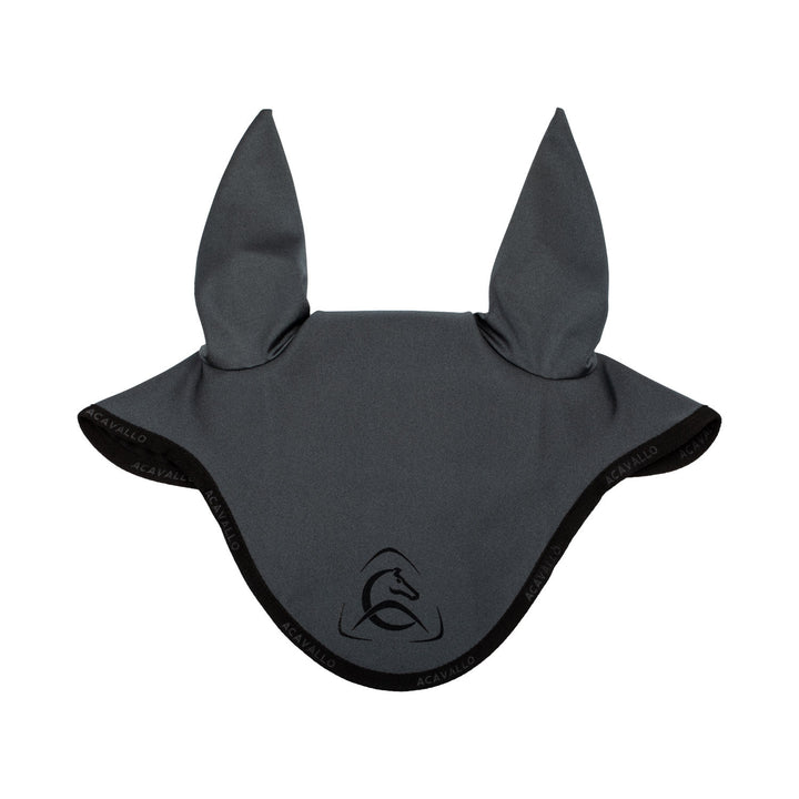 Elastane fly veil silicone logo SMOKE DORE/BLACK