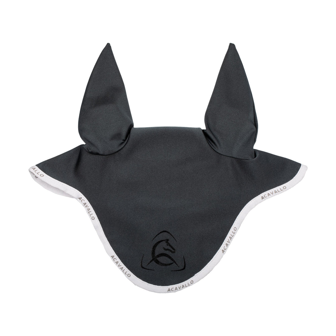 Elastane fly veil silicone logo SMOKE DORE/WHITE