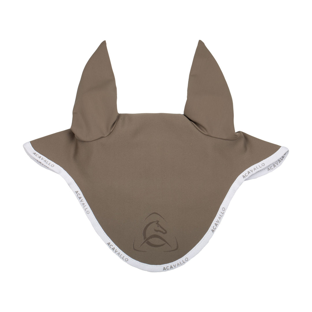 Elastane fly veil silicone logo TERRA/WHITE