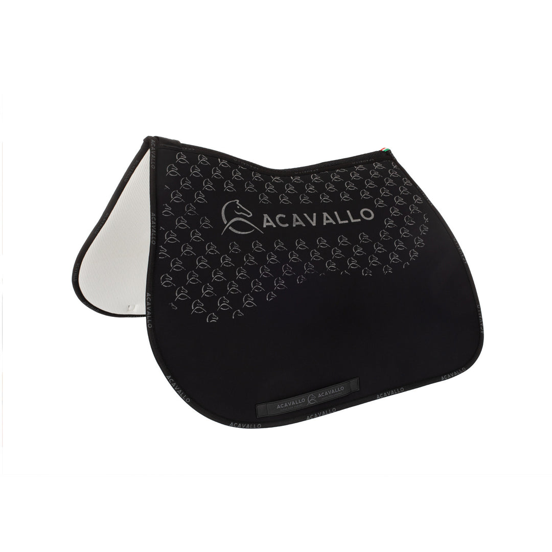 Saddle pad JS CW-CS bamboo silicone grip BLACK/BLACK