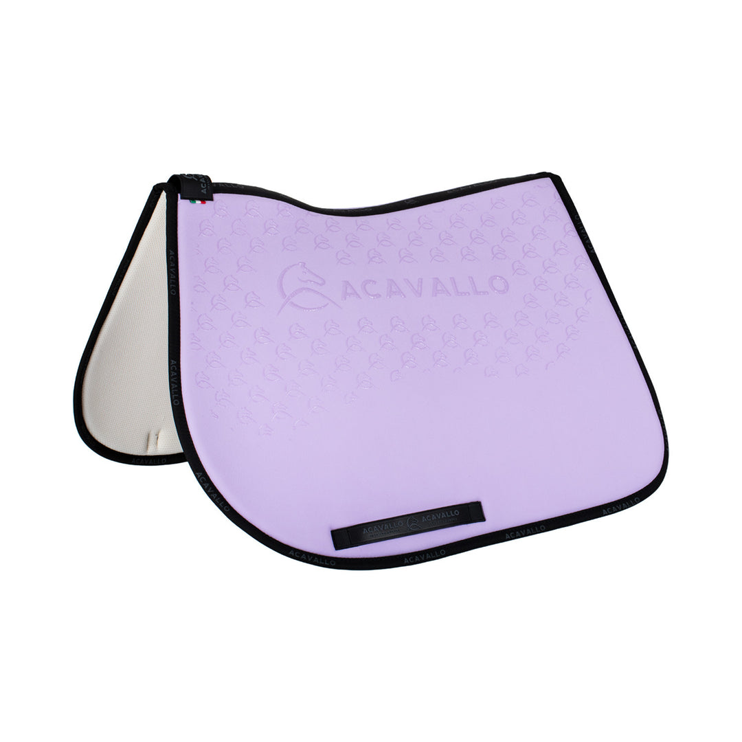 Saddle pad JS CW-CS bamboo silicone grip LILLA/BLACK