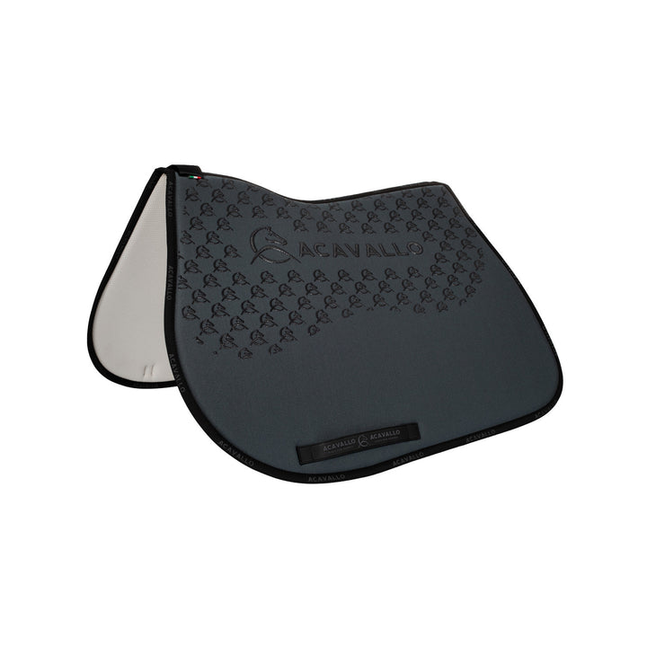 Saddle pad JS CW-CS bamboo silicone grip SMOKE DORE/BLACK