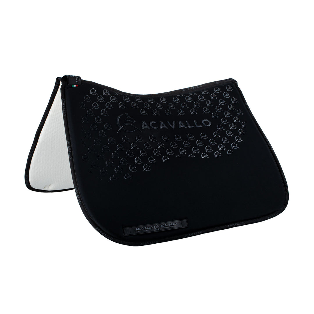 Saddle pad DS CW-CS elastane &amp; bamboo silicon BLACK/BLACK