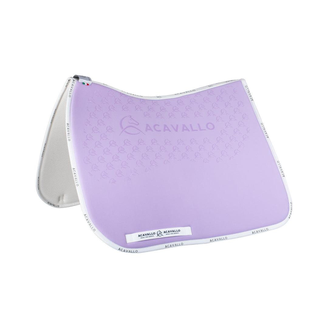 Saddle pad DS CW-CS elastane &amp; bamboo silicon LILLA/WHITE
