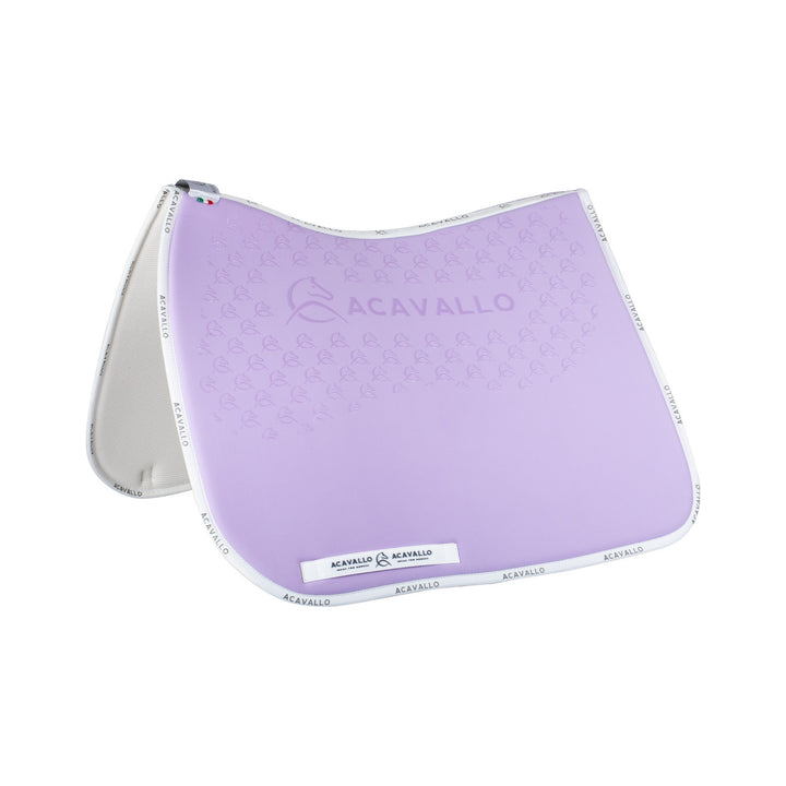Saddle pad DS CW-CS elastane &amp; bamboo silicon LILLA/WHITE