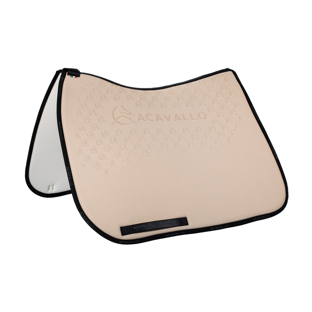 Saddle pad DS CW-CS elastane &amp; bamboo silicon SAND/BLACK