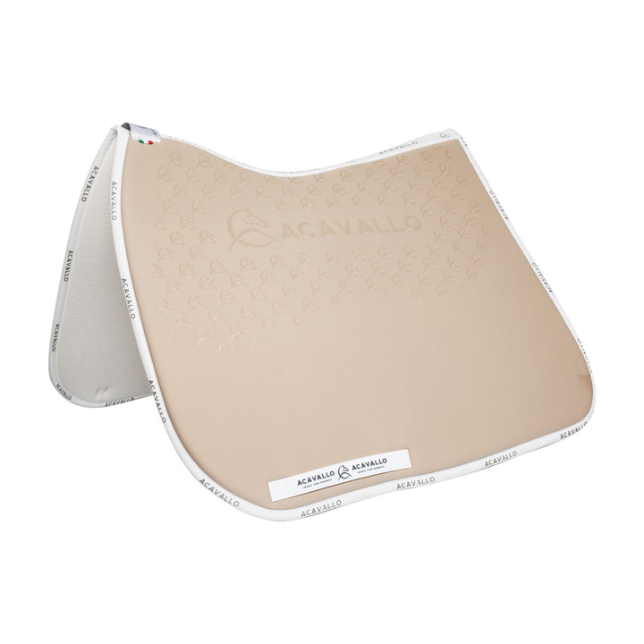 Saddle pad DS CW-CS elastane &amp; bamboo silicon SAND/WHITE
