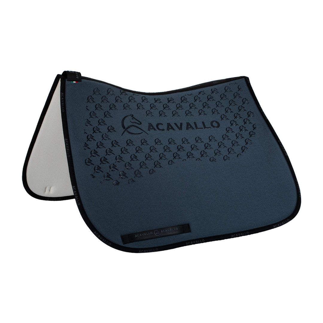 Saddle pad DS CW-CS elastane &amp; bamboo silicon SMOKE DORE/BLACK