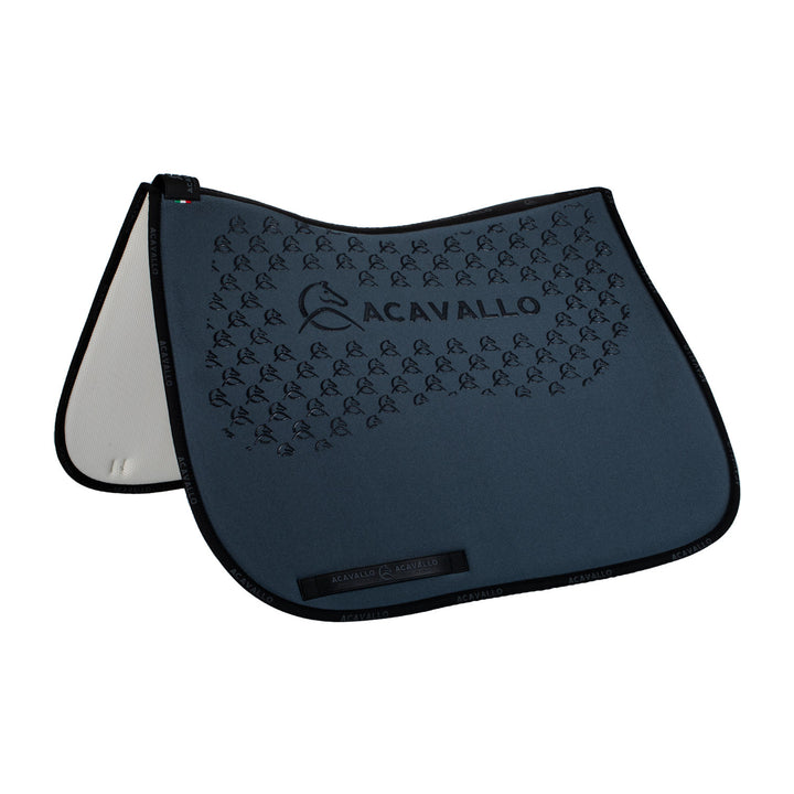 Saddle pad DS CW-CS elastane &amp; bamboo silicon SMOKE DORE/BLACK