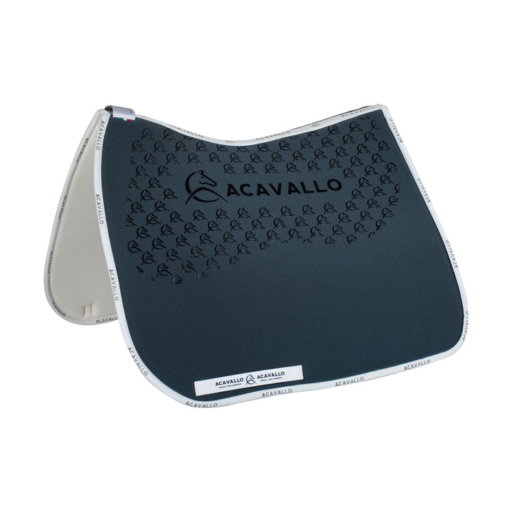Saddle pad DS CW-CS elastane &amp; bamboo silicon SMOKE DORE/WHITE