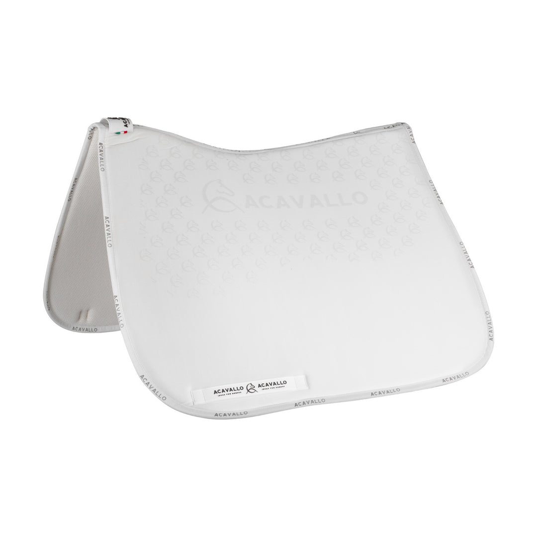 Saddle pad DS CW-CS elastane &amp; bamboo silicon WHITE/WHITE