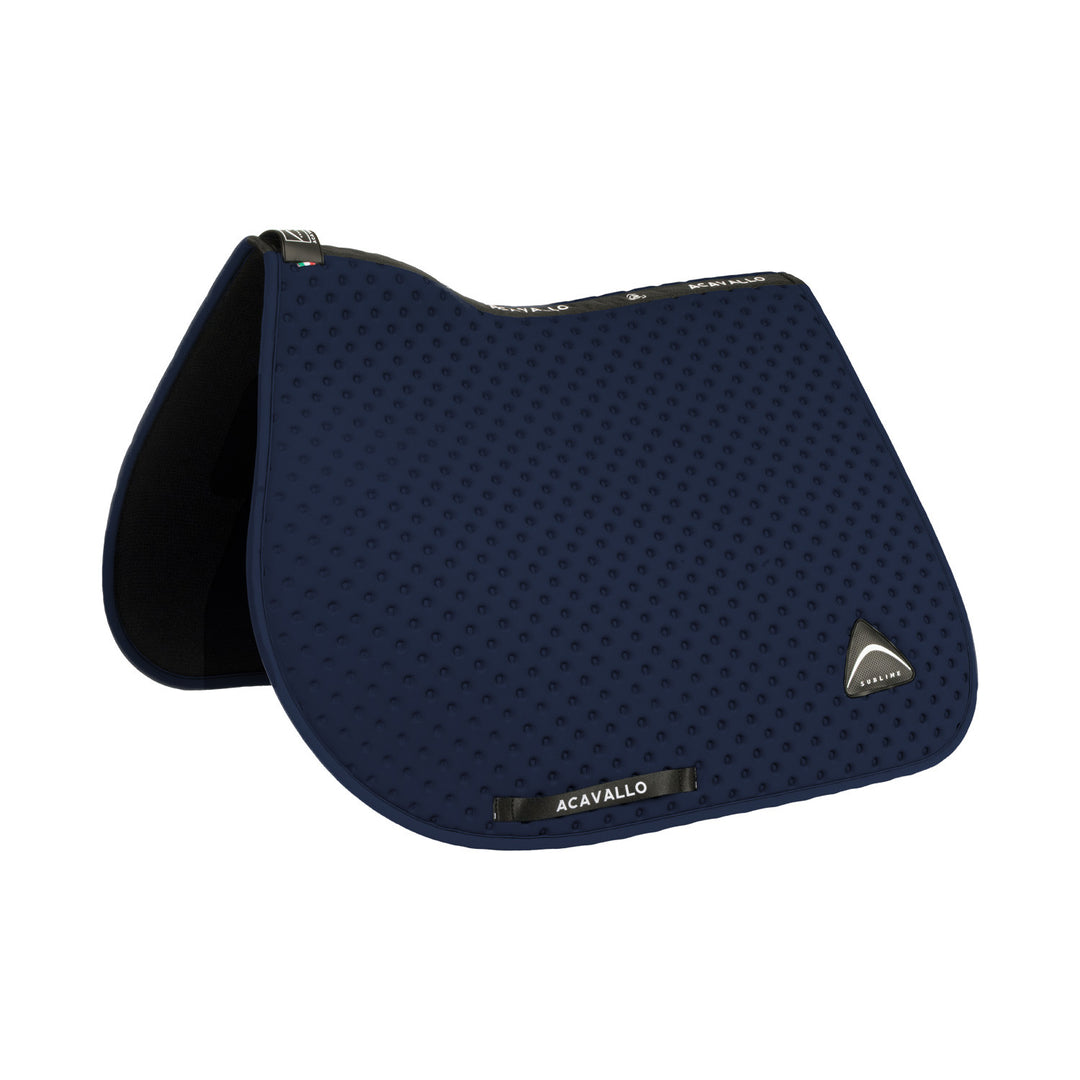 Sublime dotted jumping saddle pad in technica NAVY