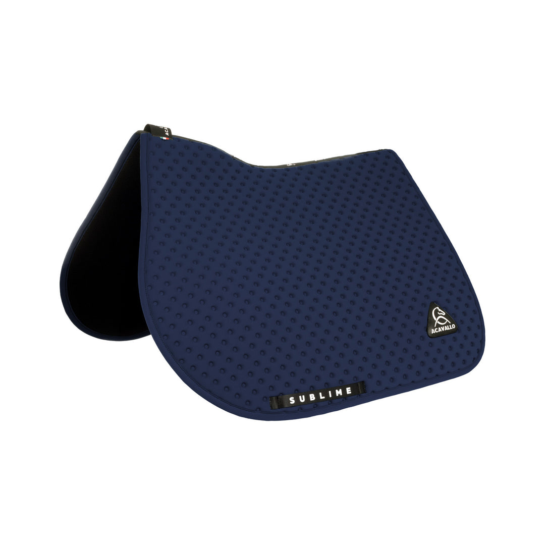 Sublime dotted jumping saddle pad in technica NAVY