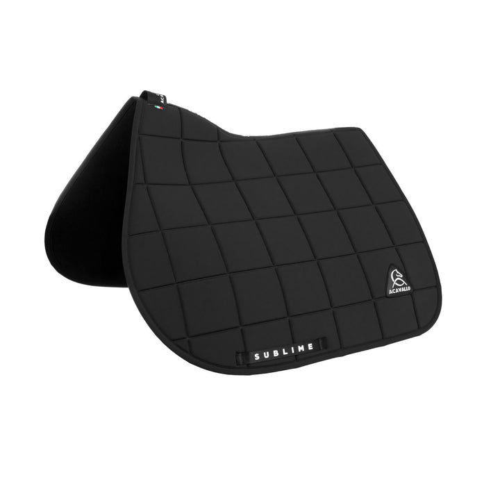 Sublime jumping saddle pad in square technica BLACK