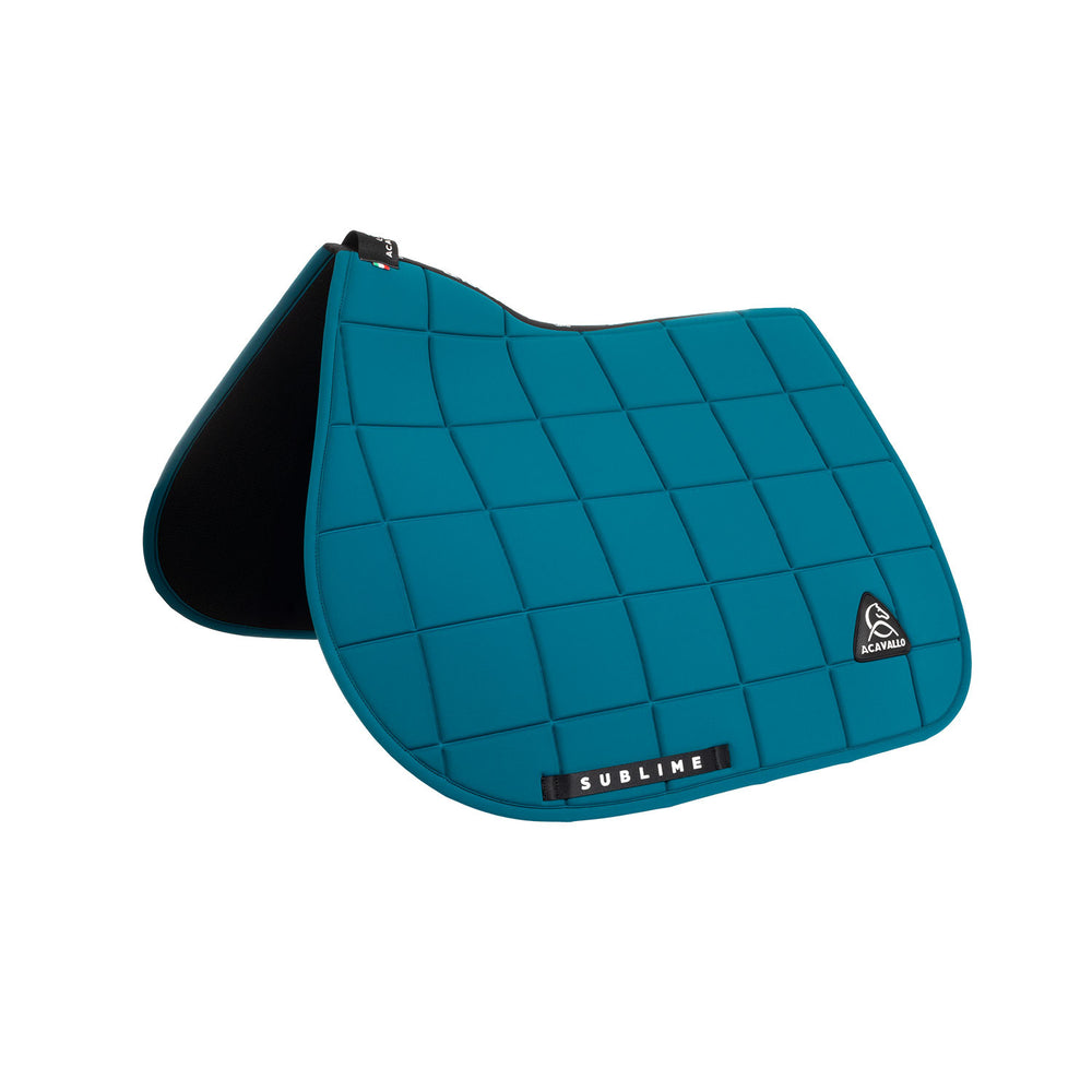 Sublime jumping saddle pad in square technica PETROL