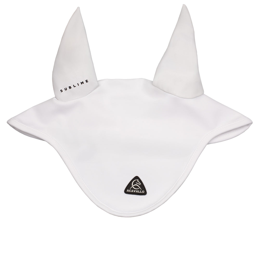 Sublime spandex fly veil with silicone logo p WHITE