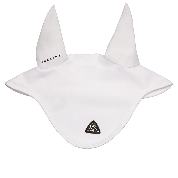 Sublime spandex fly veil with silicone logo p WHITE