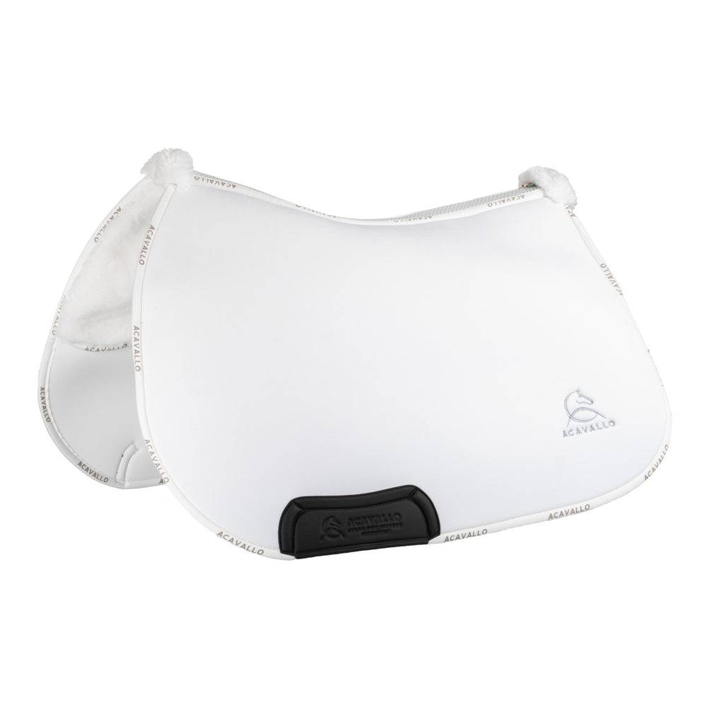 Saddle pad JS CW-3DS louvre shaped internal f WHITE