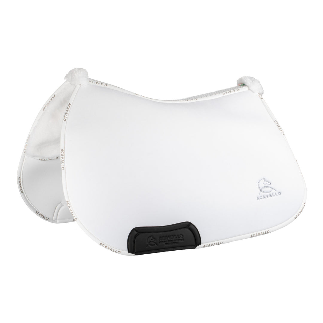 Saddle pad JS CW-3DS louvre shaped internal f WHITE