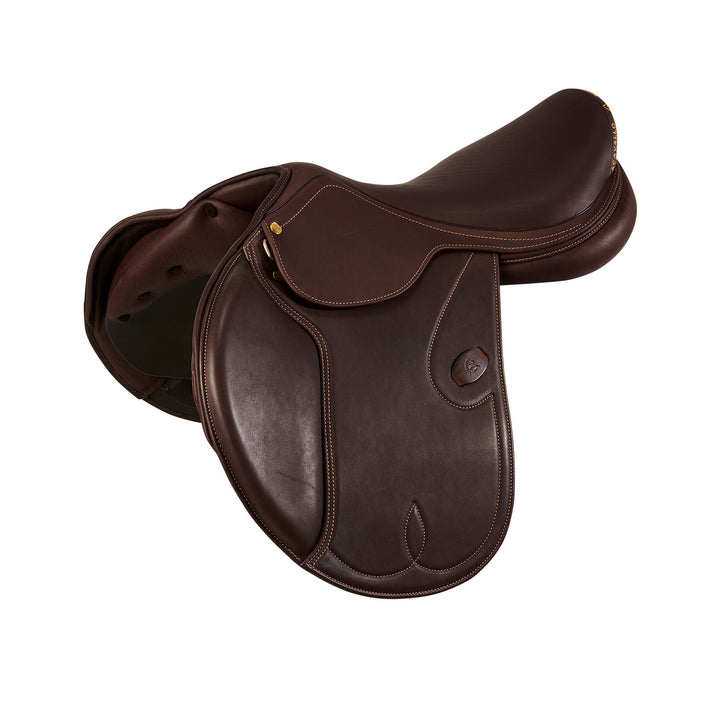 Botticelli jumping saddle latex panels DARK BROWN